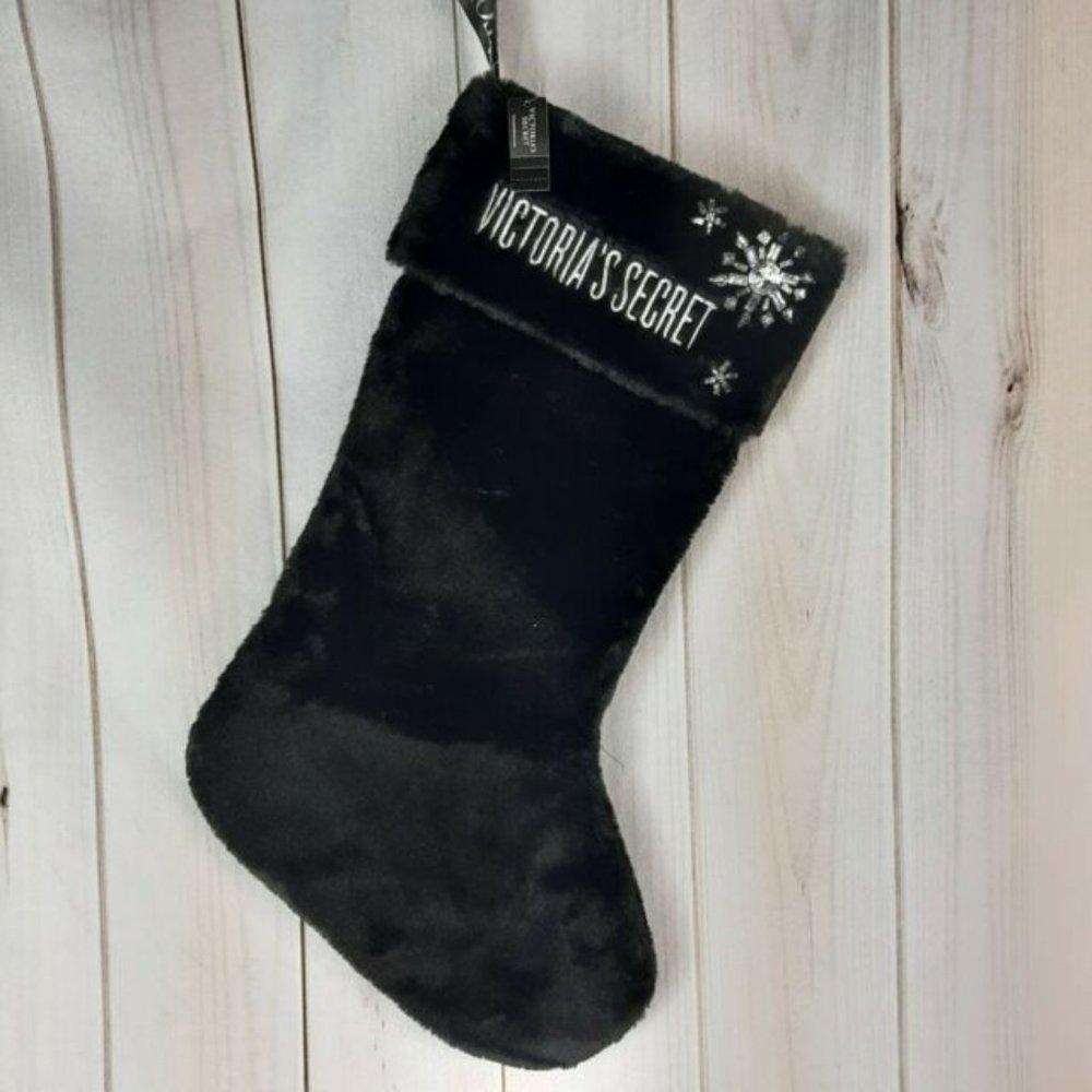 Victoria Secret Black Christmas Stocking